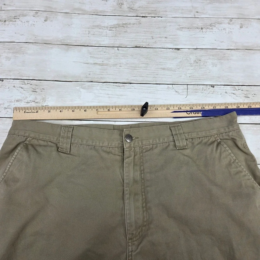 Woolrich Pants Mens 38x32 Khaki Tan Cotton Pants‎ Stained